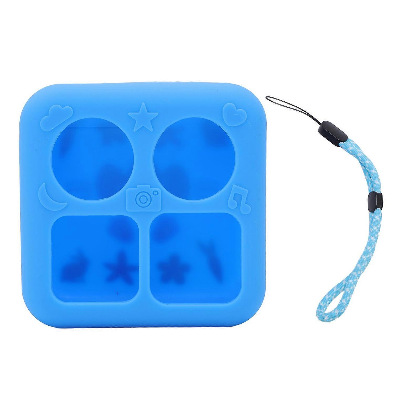 Music Player Silicone Case Impact Scratch Resistant Thickened Sound Player Protective Cover with Han