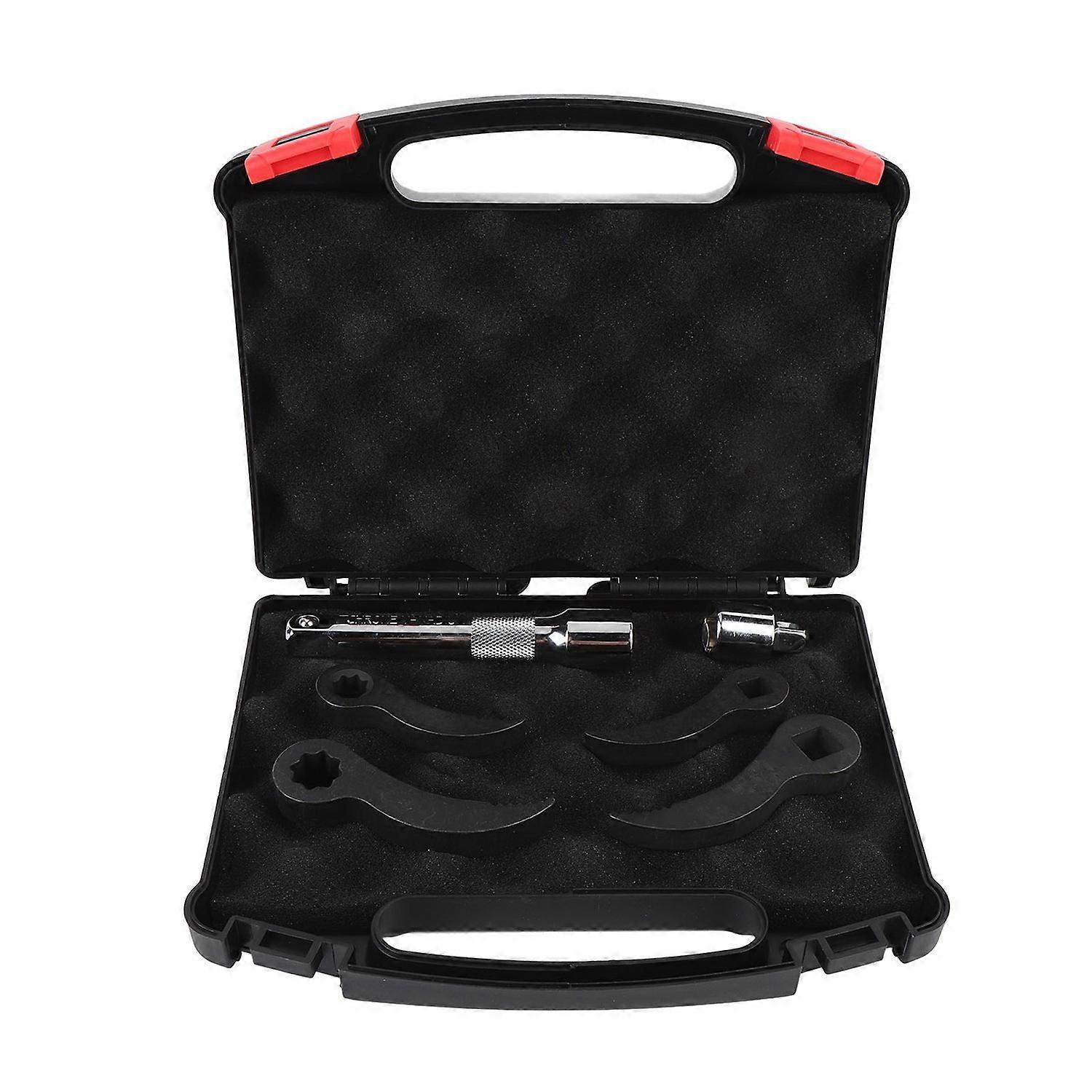 Crowbar Adapter Head Tool Set 1/2in 3/8in Double Square and Square Pry Bars Adapter Head and Extensi