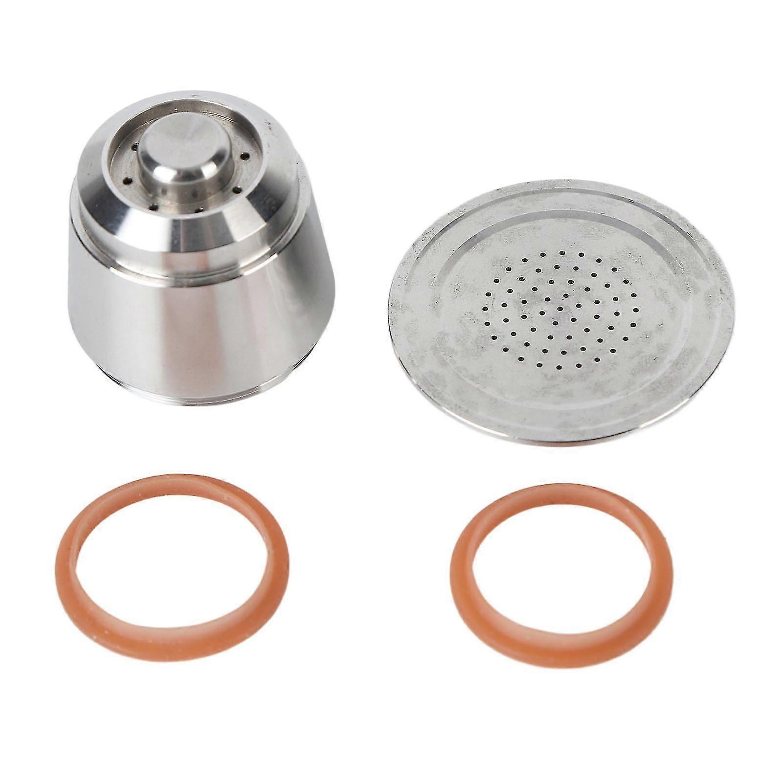 Stainless Steel Coffee Pod, Reusable Coffee Capsule for Customized Coffee Experience, Easy Clean & Unlimited Usage, Cost Reduction for Coffee Making,