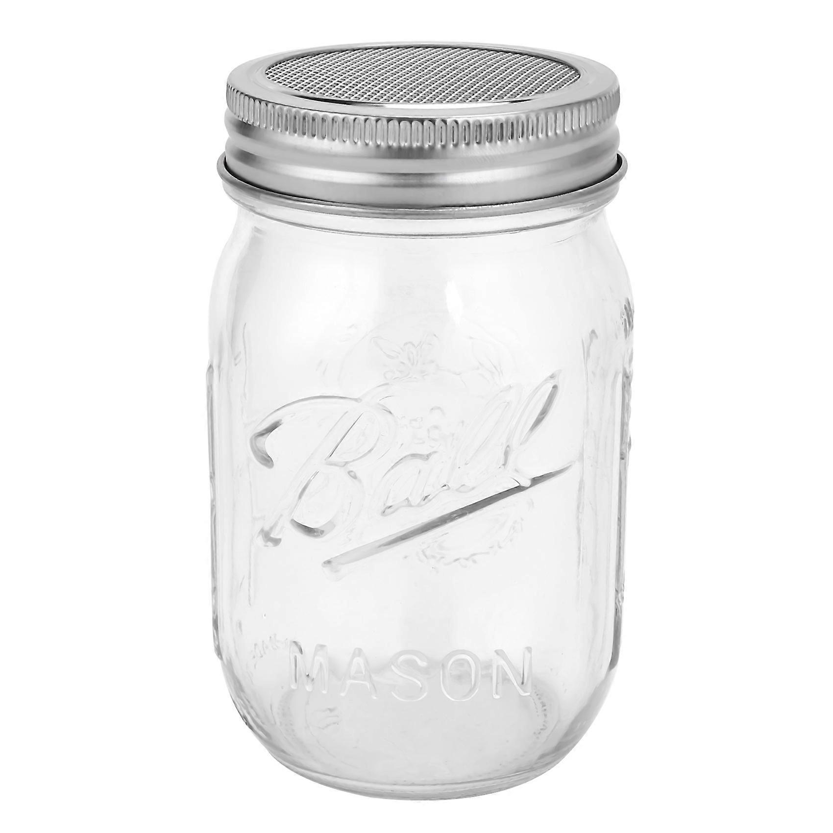 Sprouting Jar with Screen Lid Wide Mouth Quart Sprouter