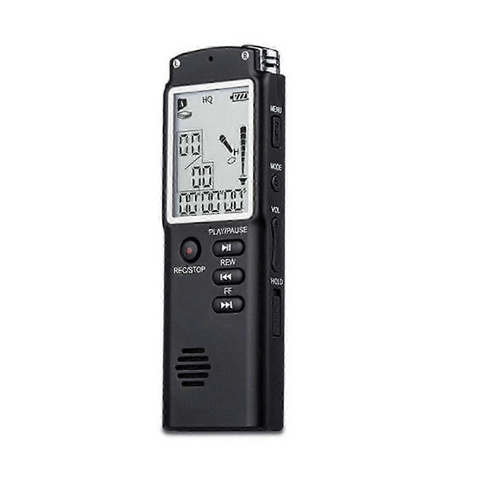T60 Digital Audio Recorder Professional Voice Activated Recorder with Earphone Portable Audio Recording Device for Interview Meetings