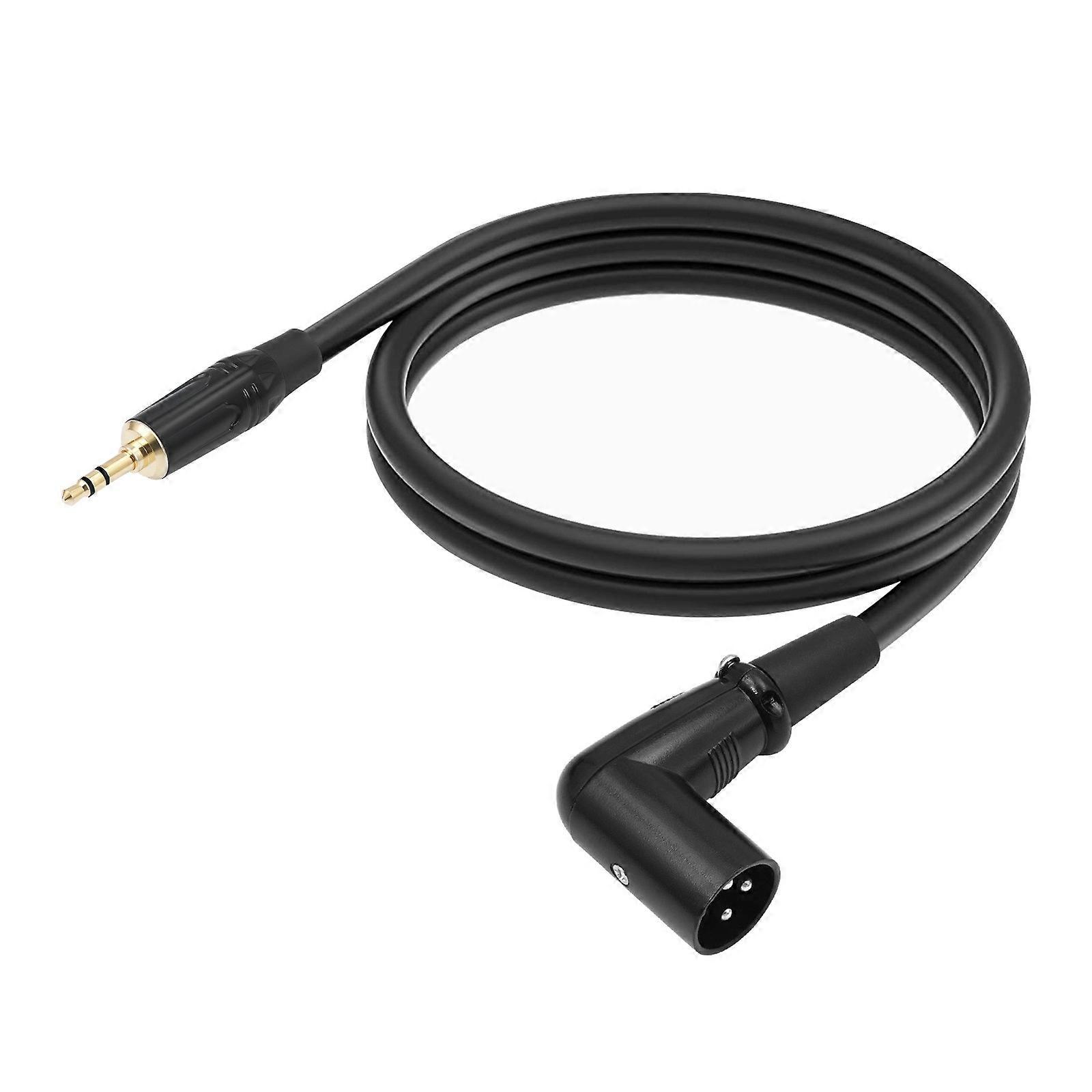 Travel Double Male End 3.5mm to 3Pin Adapter Cable for Space Saving Connection in Tight Environment 30cm to 3.0m Multicolor