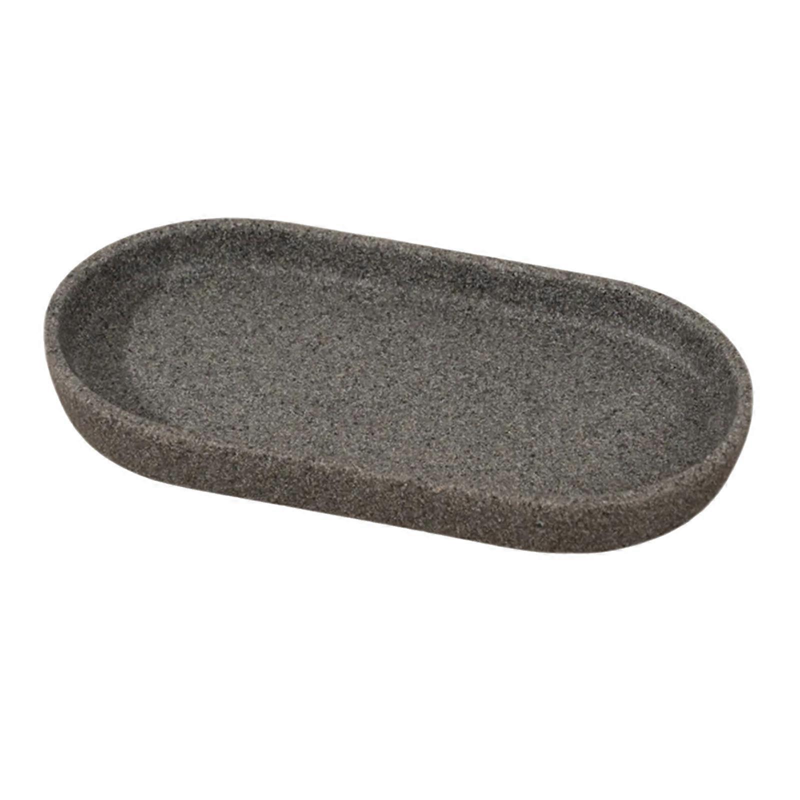 Sandstone Resin Liquid/Foam Pump Bottle Refillable Lotion Dispenser For Bathroom Countertop Slip Proof Soap Container  Gray