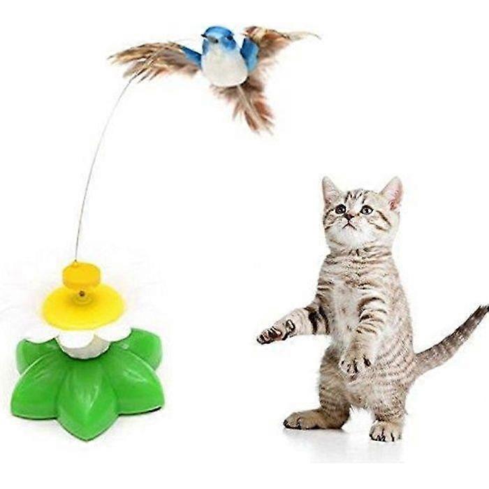 Electric Toy - Unspecified - Flying Bird - Plastic - Random Color - For Cats