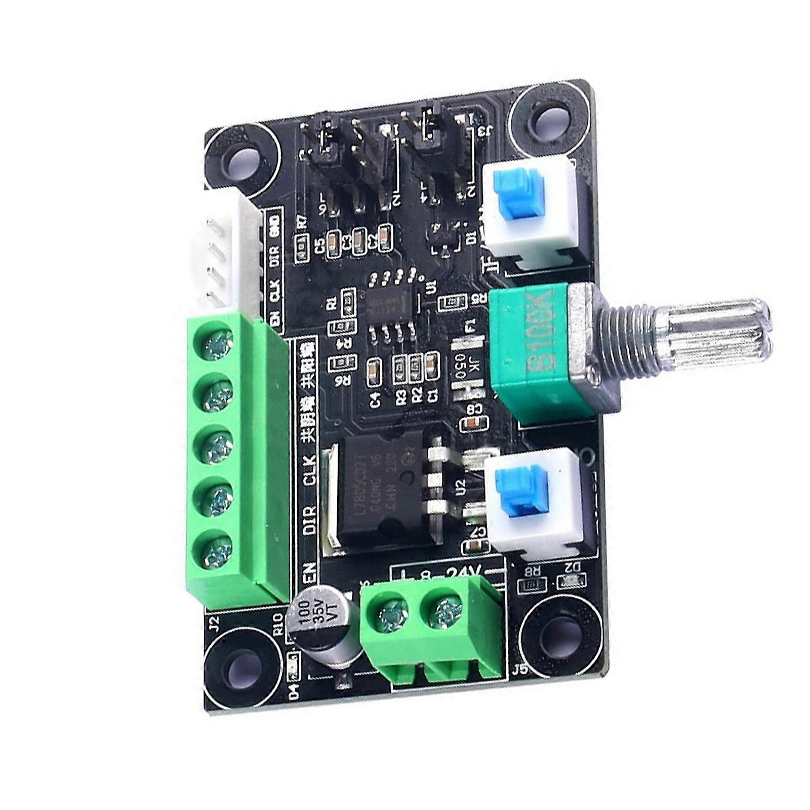 Stepper Motor Speed Controller Module 24V 12V Compatible Three Frequency PWM Pulse Generator Forward Reverse Function Multicolor