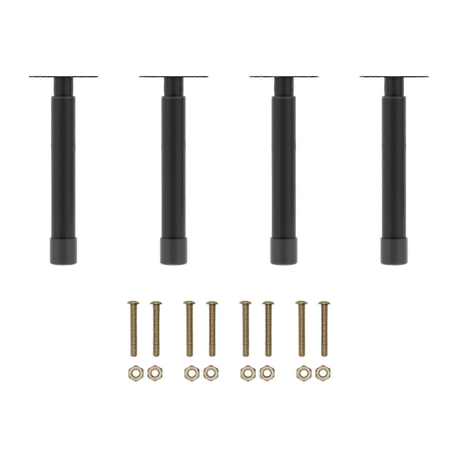4pcs Furniture Leveling Legs Rusts Resistant Coating Tool Without Height Adjustment Bed Support Stabilizers  25 to 42CM