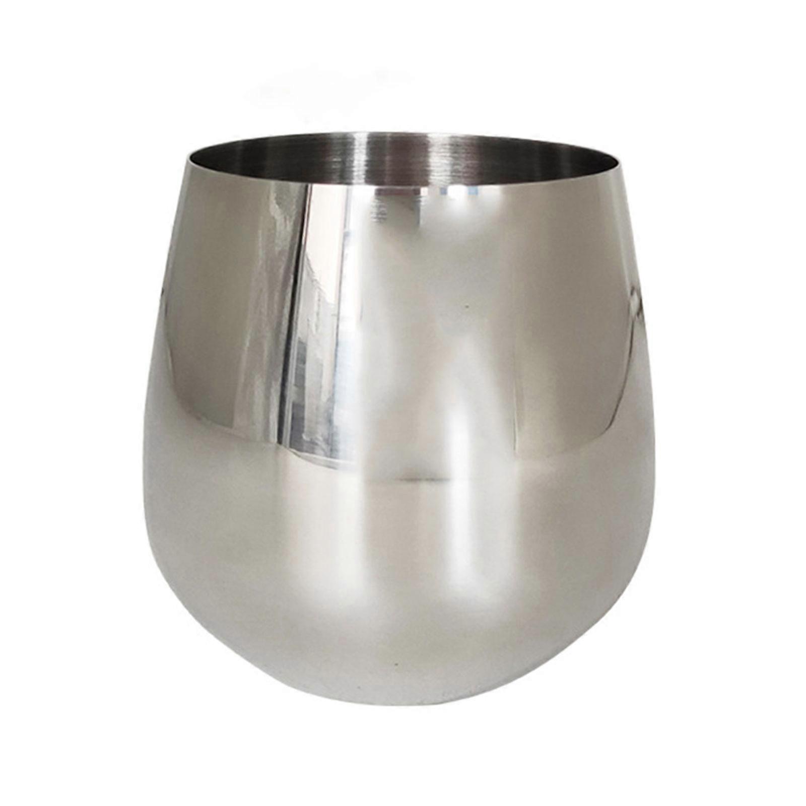 Functional 550ml Stainless Steel Wine Glass Crafted from 304 Unbreakable and Temperature Insulated for Various Use Multicolor
