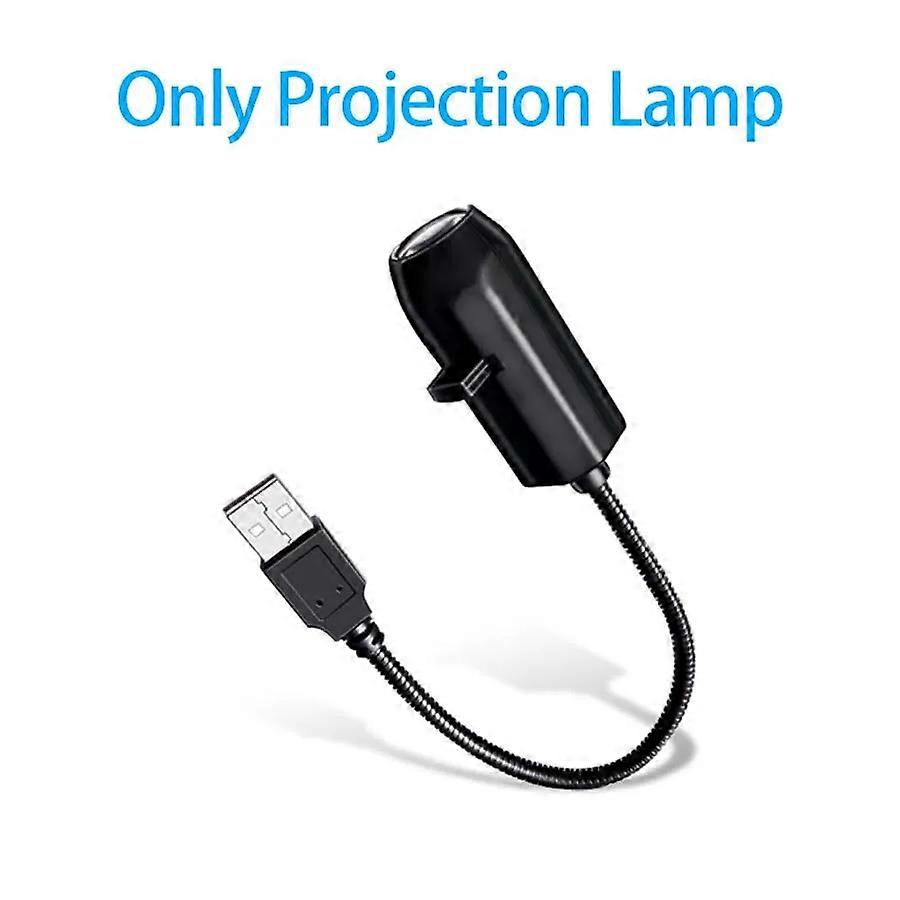 5V USB Plug in Projection Lamp Planet/Halloween/Christmas Theme Replacement Lamp Strip Indoor Ceiling Decoration Projection Lamp