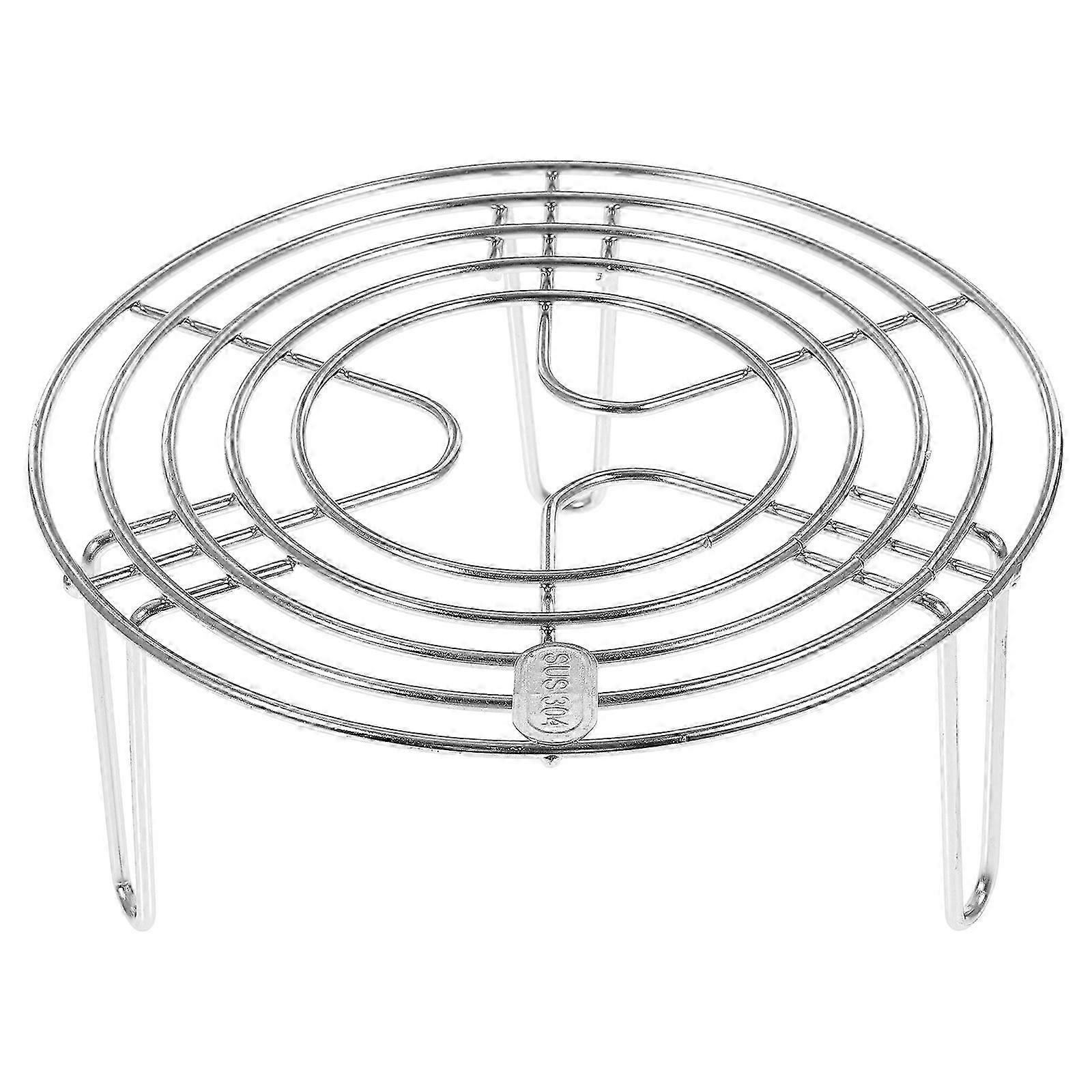 Stainless Steel Steamer Rack Multi-Purpose Round Cooling Rack for Steaming