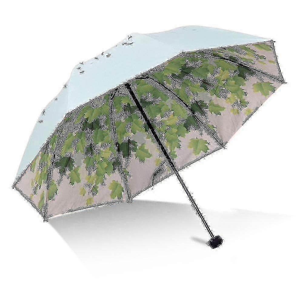 UPF50+ Foldable Travel Umbrella with Double Layer UV & Rain Protection