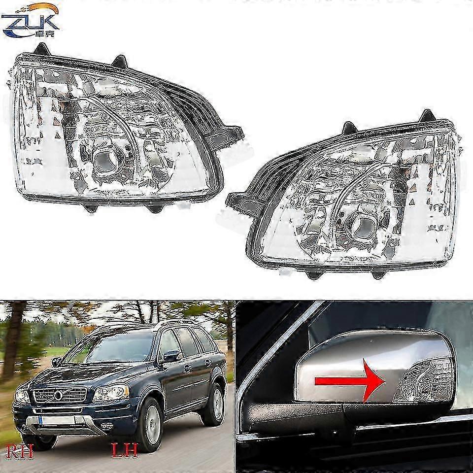 Flasher lamp for Volvo XC70 XC90 2008-2012 - Side mirror turn signal indicator 31111813 31111814