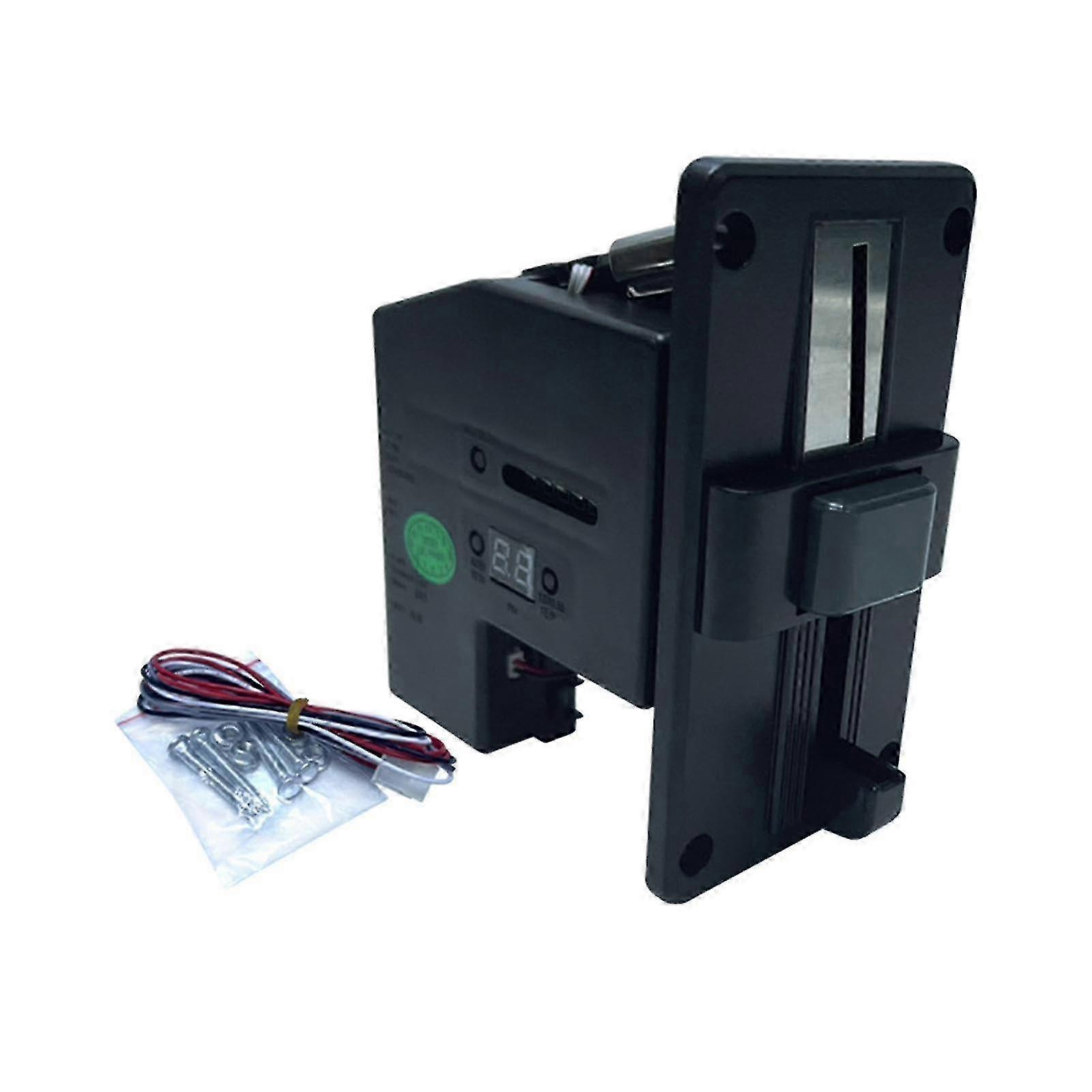 Coin Mechanism for Vending Machines, Electronic Coin Validator with Wires, 6 Coin Types, Model 626 25-26