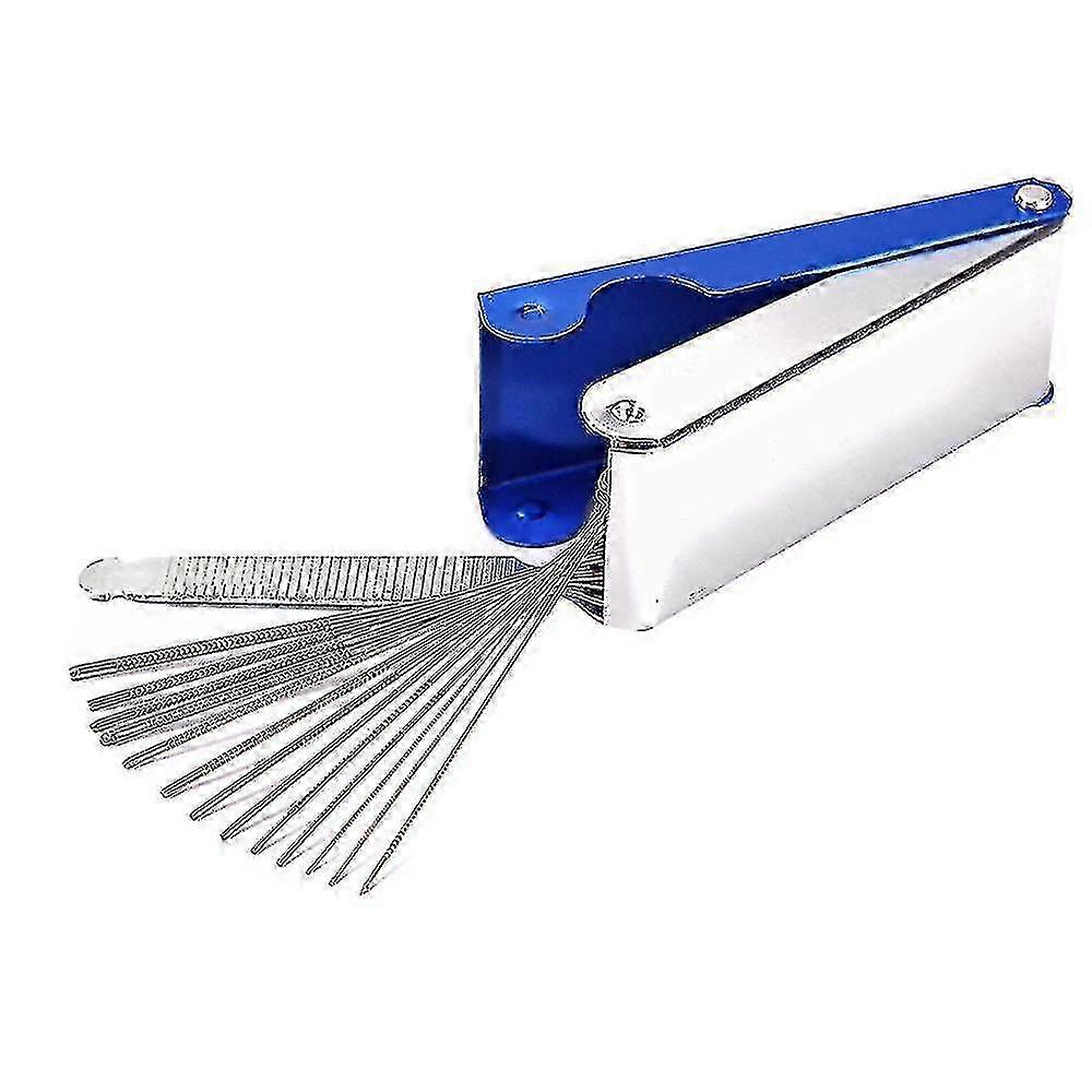 Guitar Nut Bridge File Set Luthiers Tool Box 13 Sizes Of Files 1 Flat File For Guitar Banjo szrh21