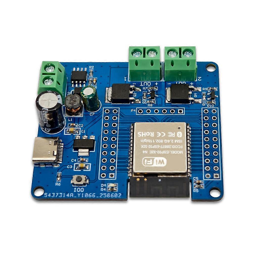 ESP32 Dual-Channel MOS Switch Module DC5-60V on-Board ESP32-32E WiFi and BLE Module