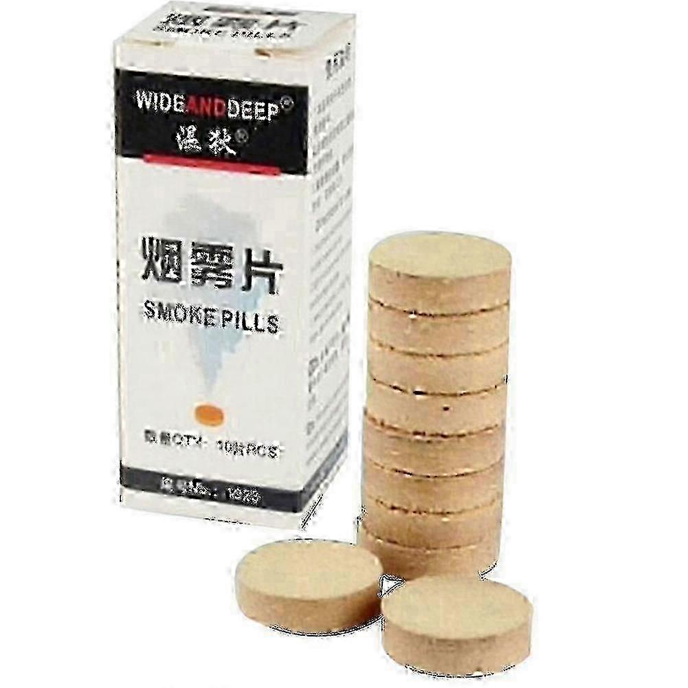 50pcs לבן בעירה עשן עוגת עשן לבן אפקט עשן הפצצה עזרי צילום