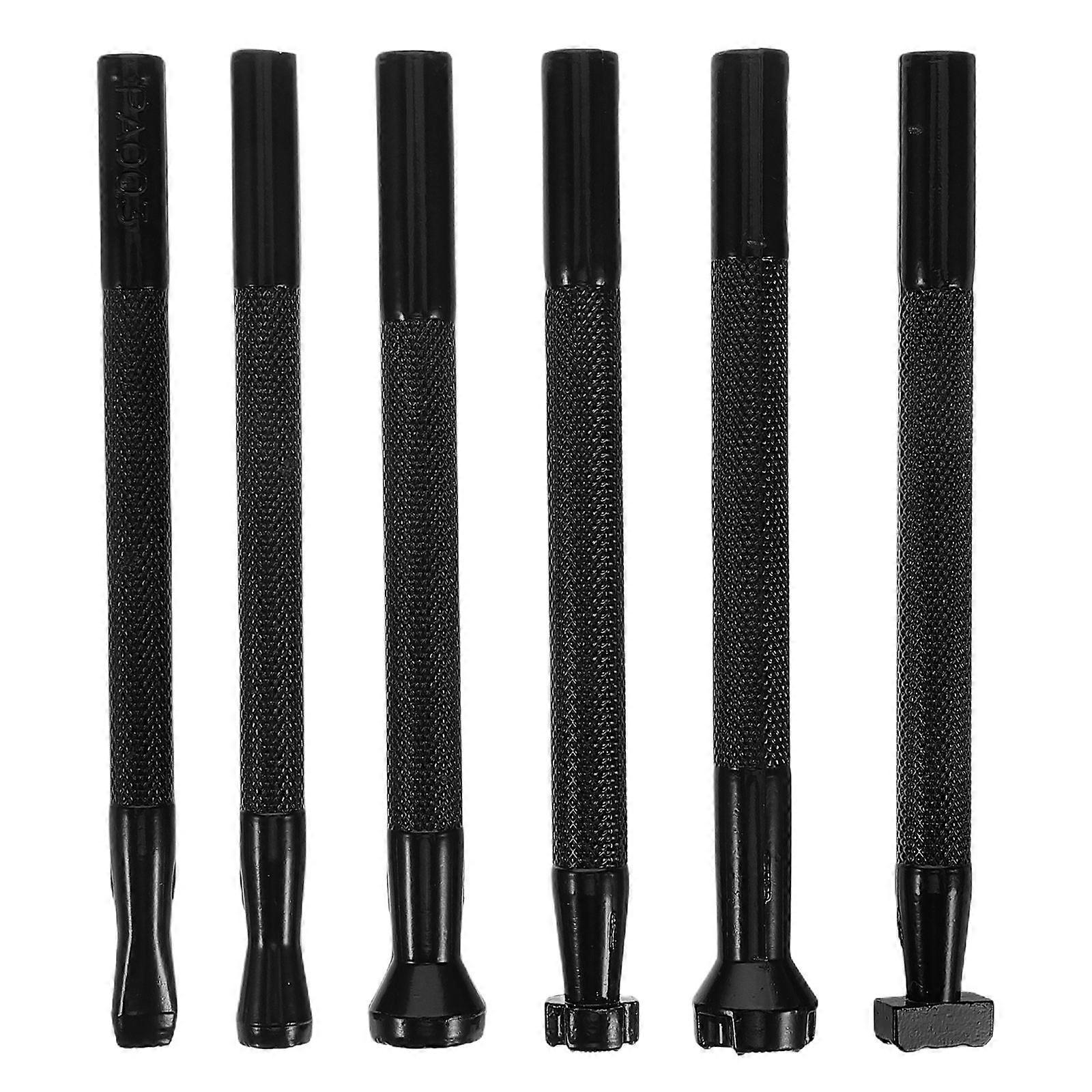 Crafting Tool Kit for Leatherwork with 6Pcs Stamps and Modeling Tools