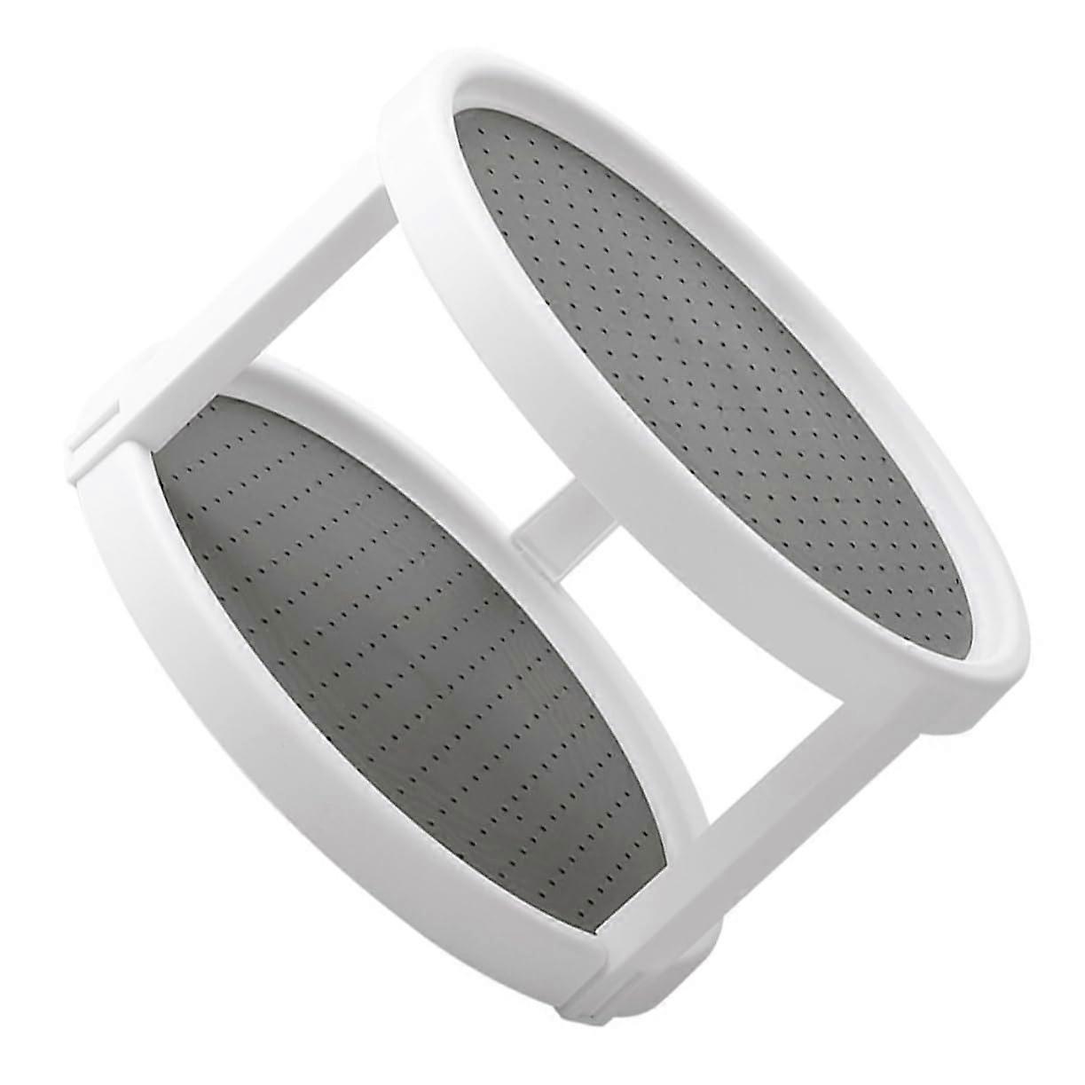 Rotating Spice Rack with 360° Smooth Rotation for Cabinet and Countertop Spice Organizer