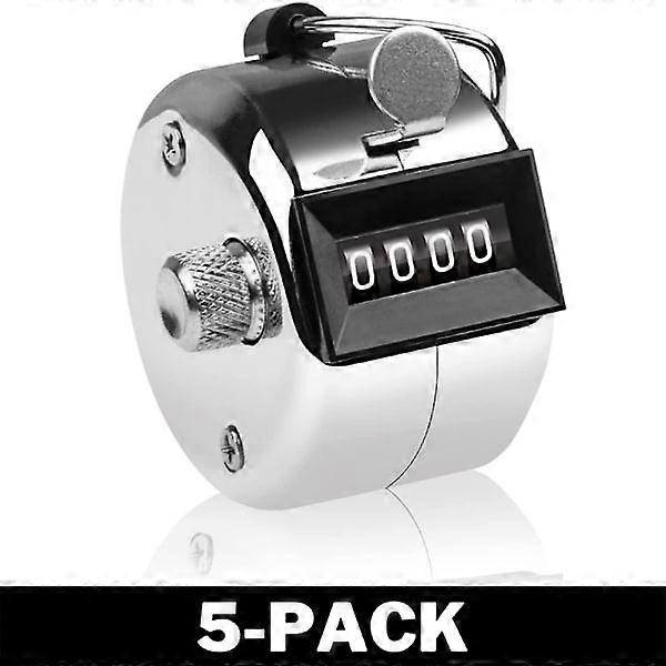 Metal Calculator - Mechanical Calculator Silver 5-Pack