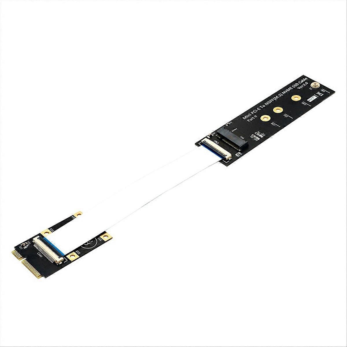 M.2 NVME SSD to Mini PCI-E Adapter with FFC Cable