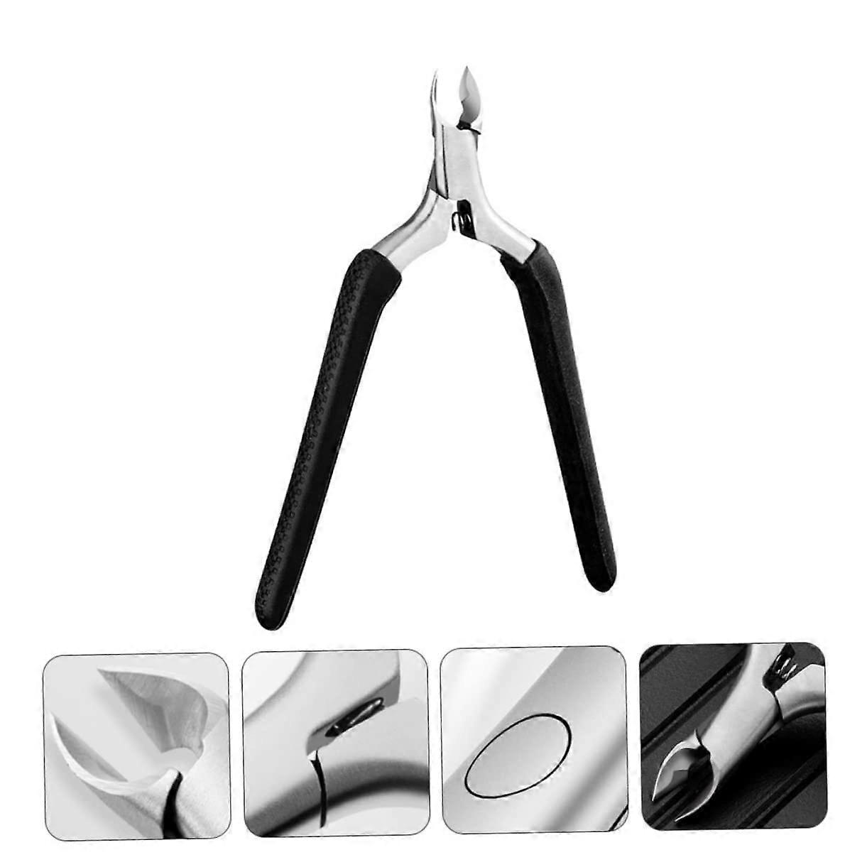 Professional Stainless Steel Cuticle Trimmer and Nipper with Sharp Precision Blades for Manicure