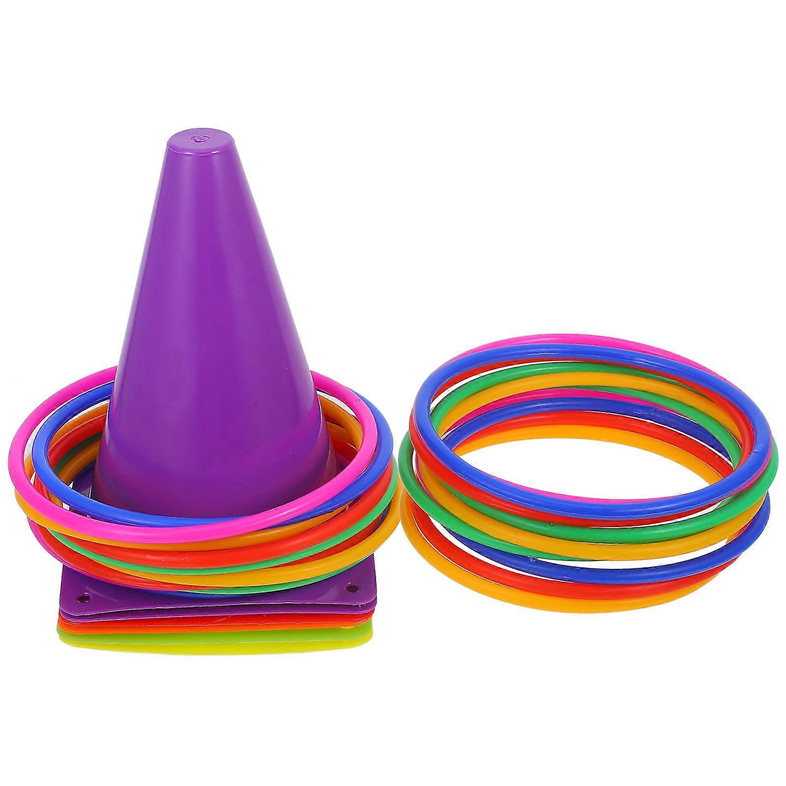 Plastic Soccer Cones for Kids Assorted Color HandEye Coordination Toy Suitable for Outdoor Activities