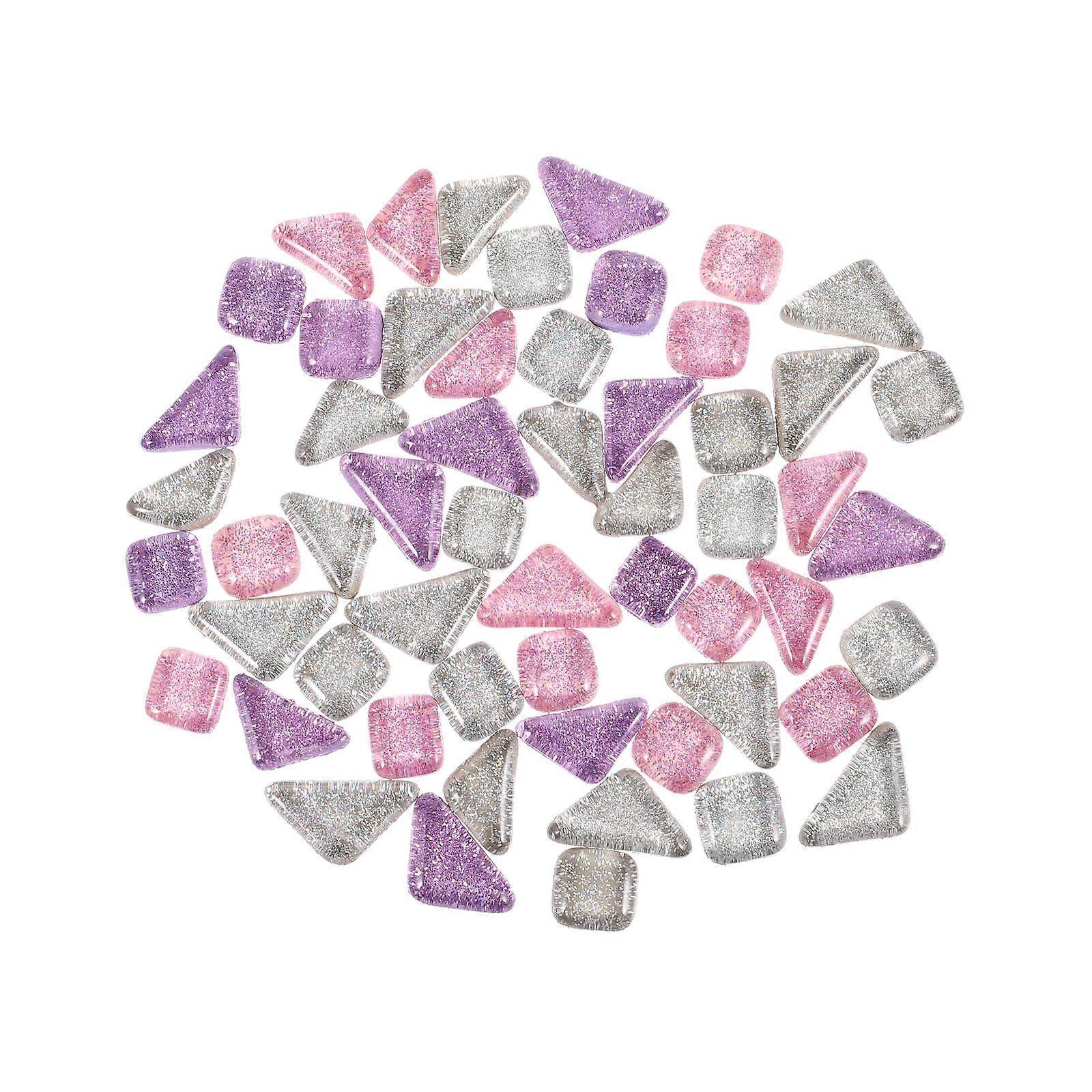 Crystal Tiles DIY Tiles for Decor 1Pack Assorted Colors Irregular Shape