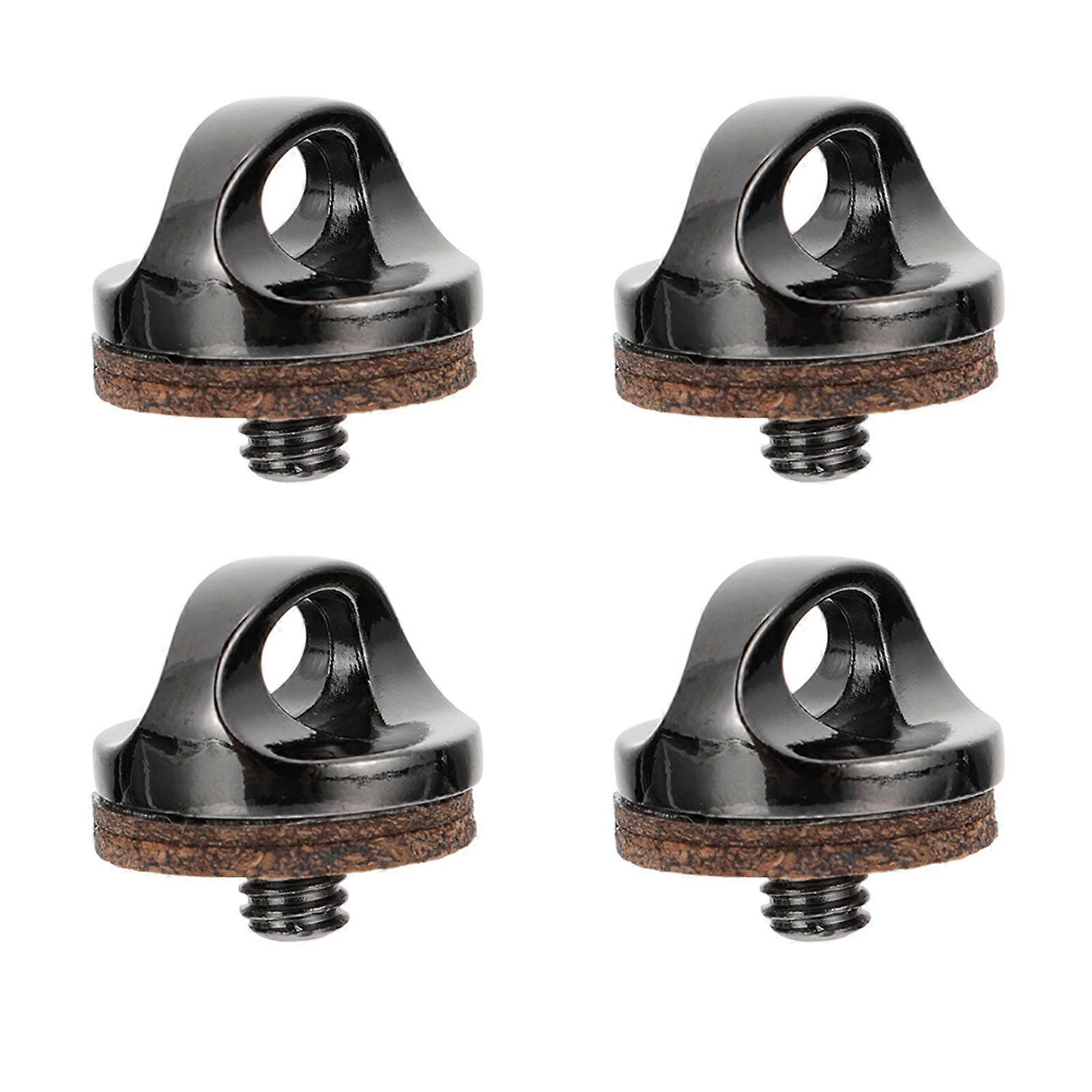 28 Pieces Camera D-Ring Screw with Wooden Washer for Neck Strap Fixing