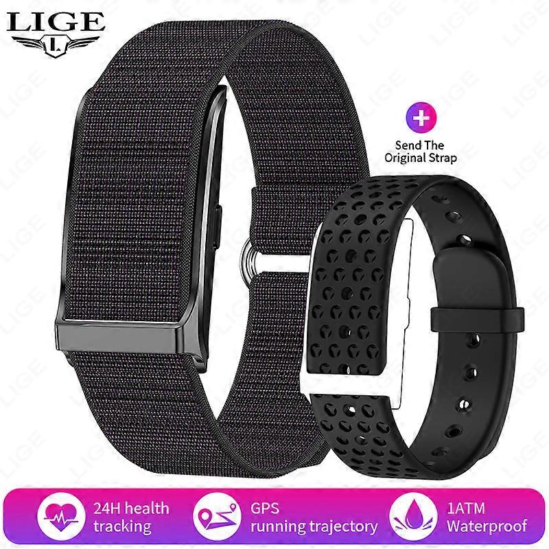 LIGE 2025 Smart Health Wristband Wearable Fitness Tracker Multi-Sport Mode Automatic Continuous Monitor Health Data Smart Watch