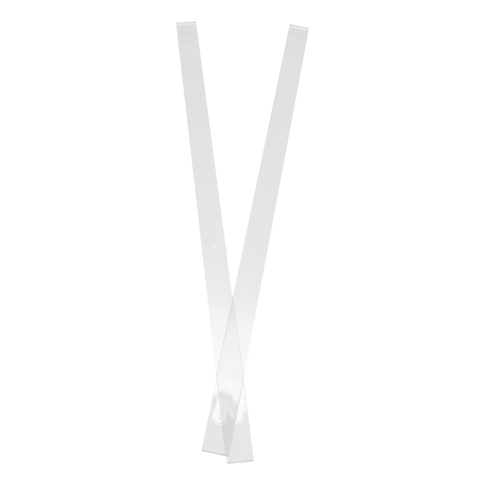 Acrylic Cookie Thickness Ruler for Baking Accurate Measurement 2Pcs