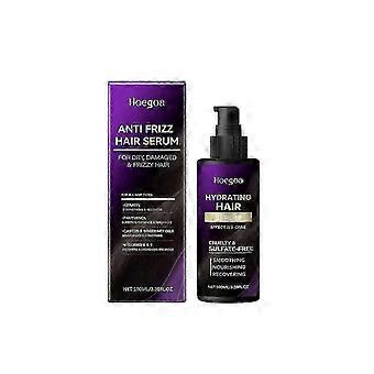 Anti Frizz Hair Serum for Frizzy, Dry & Damaged Hair - Keratin Hair Treatment w/ Castor Oil, Rosemary Oil, Nourishes and Repairs Hair Heat Protectant