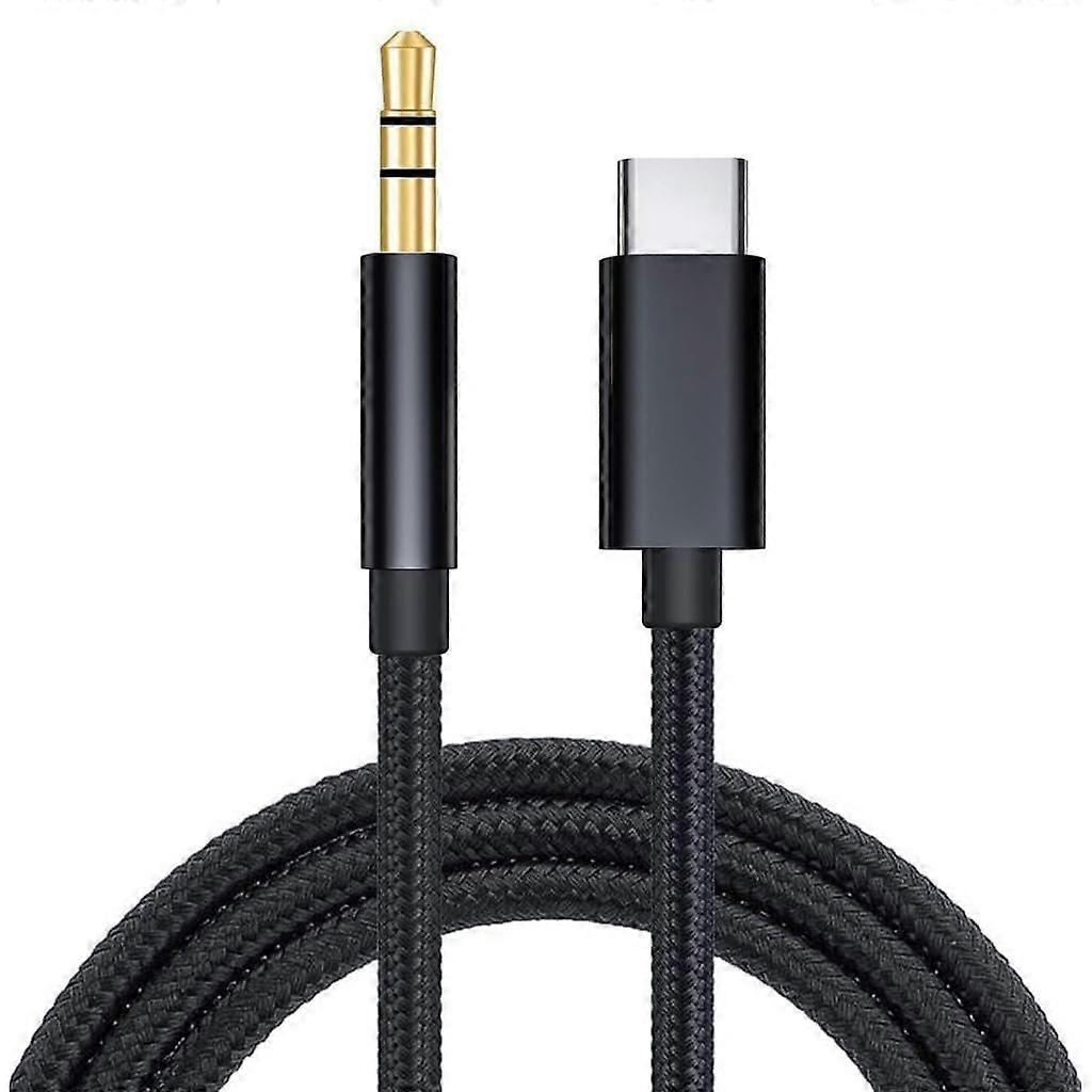 USB C to 3.5mm Audio Cable Noise Reduction  Fidelity Car Stereo Wear Resistant 1m/1.5m/2m