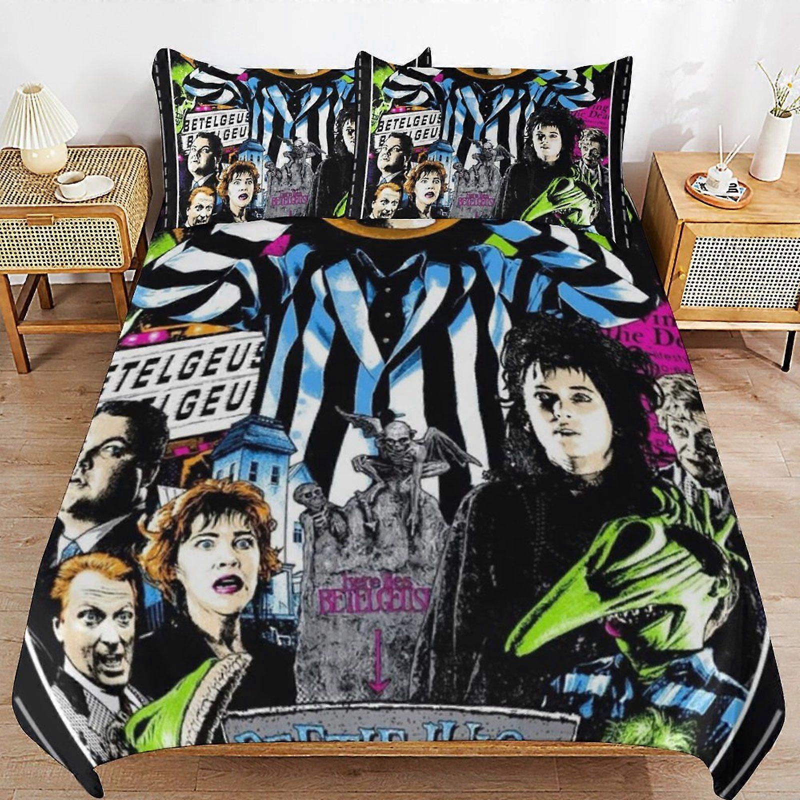 Beetlejuice multifunctional Practical Sleep Layer Strong Threads Functional Structure Soft Comfort Duvet Cover Sets Pick