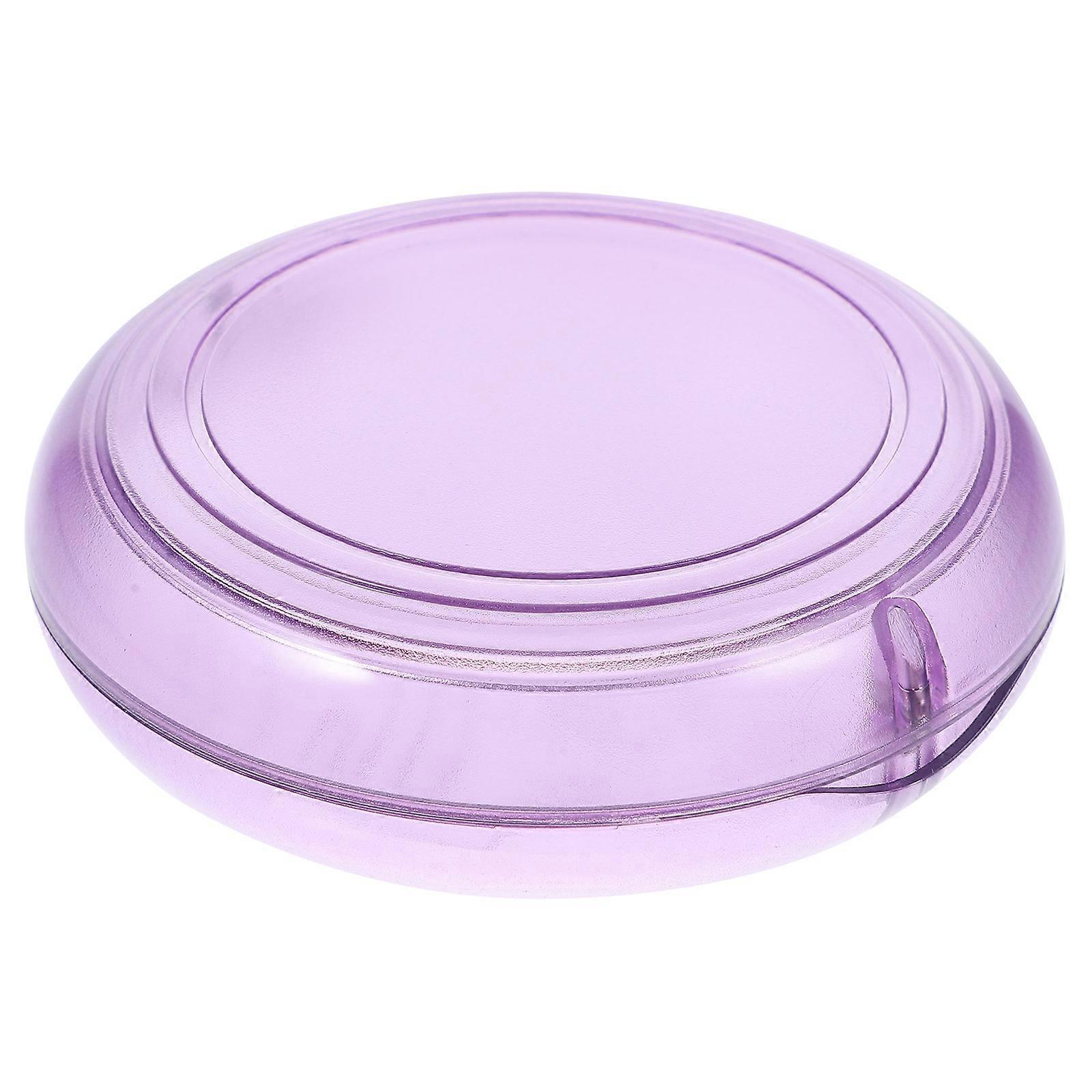 Denture Protector Case Dental Retainer Case for Storage Use 2Pcs Compact Purple
