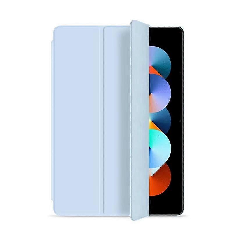Case For Ipad Pro 11 2022/2021/2020/2018 Tri-fold Stand Full Honeycomb White Ice Blue