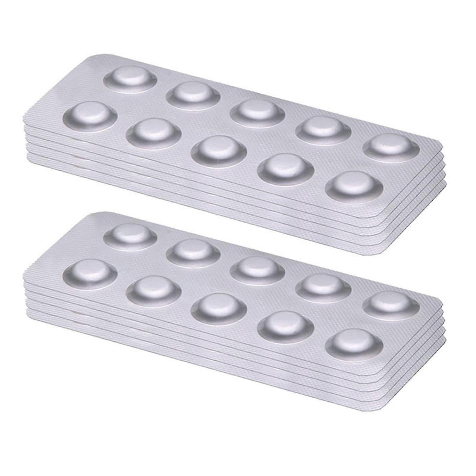 100pcs Clean Effervescent Tablets Quick Dissolving Pool Cleaning Portable Concentrated Fast Testing Chlorine Test Tablets For Swimming Pool