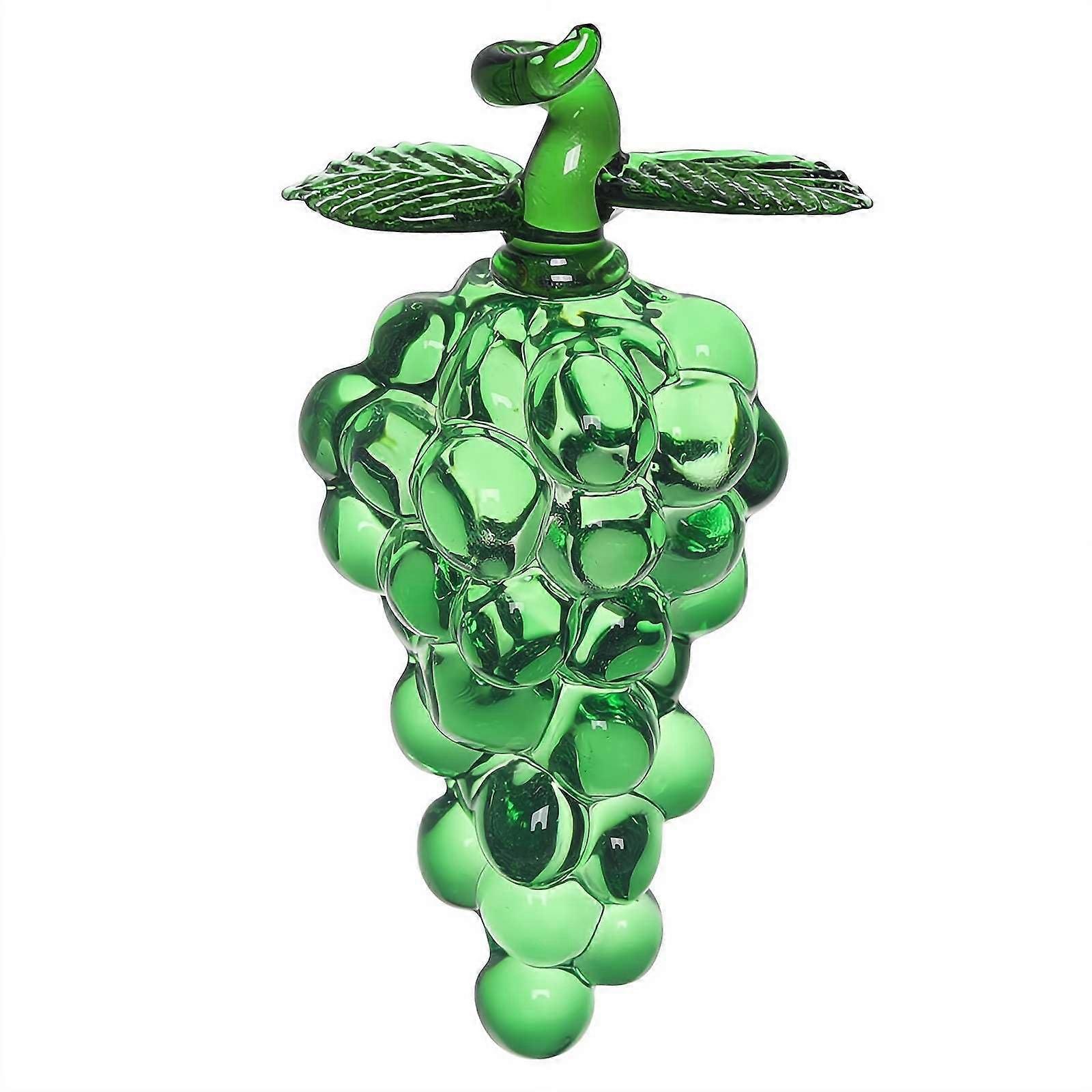 Artificial Grapes Cluster Green 3.66in Extremely Realistic Fake Fruit Decor for Kitchen and Table