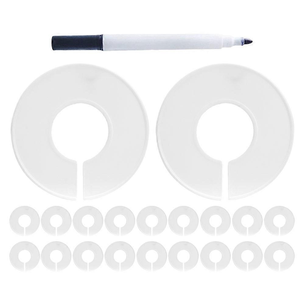 Baby Closet Divider Plastic Hanger Divider for Closet Sorting 20Pcs