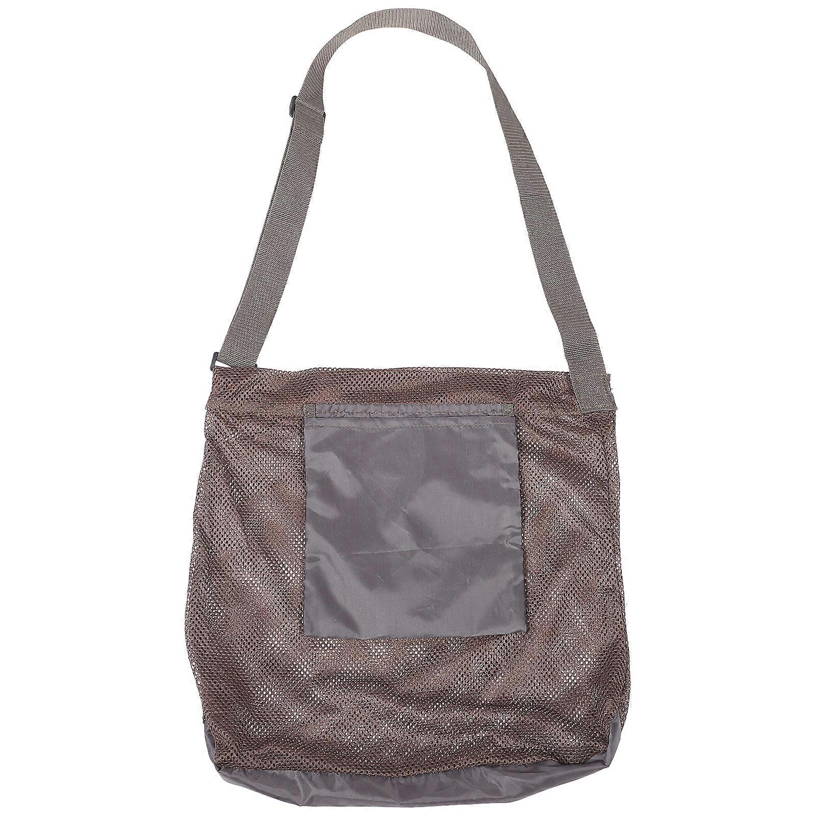 Mushroom Foraging Bag Mesh Shoulder Pouch for Storage