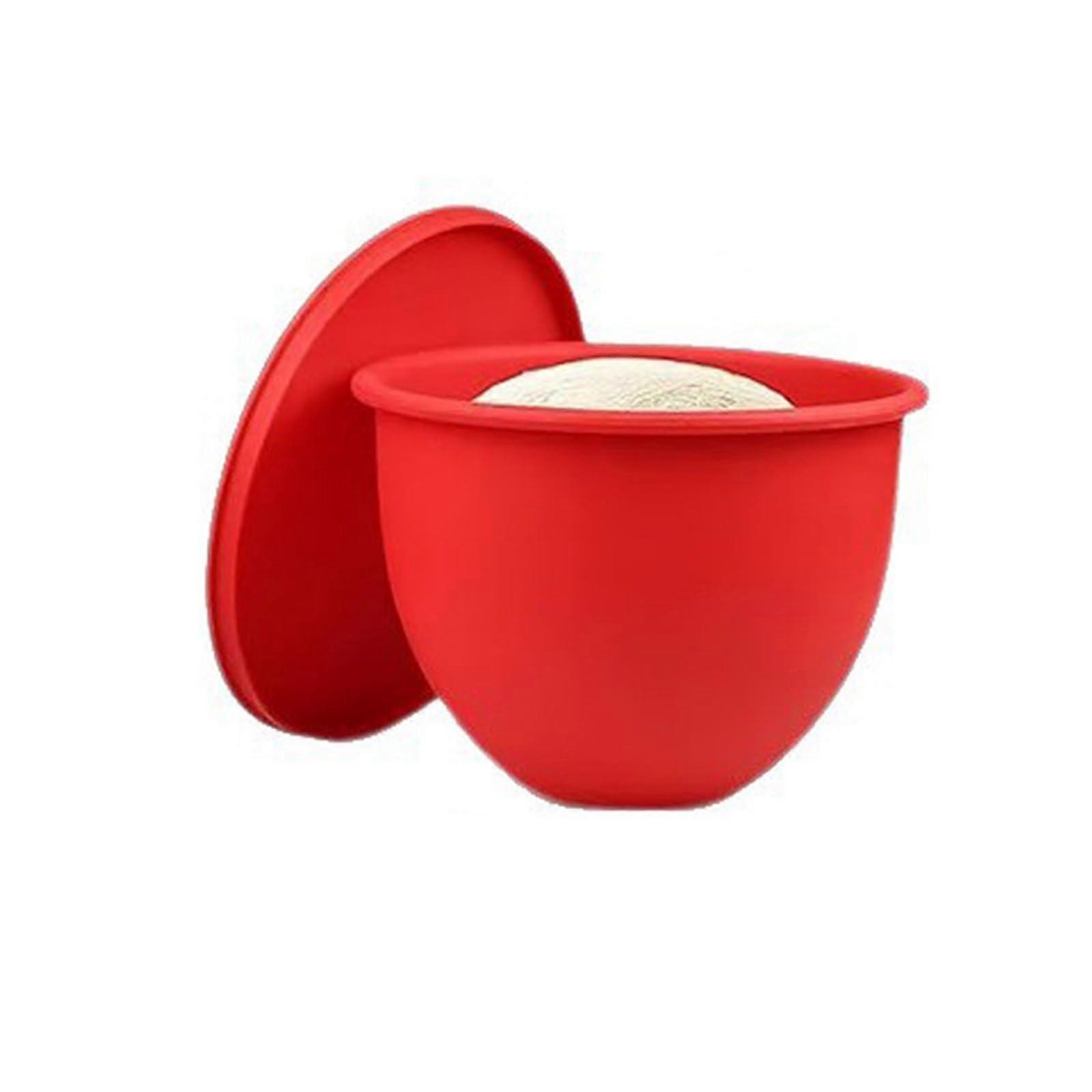 Red Silicone Insert Mixer Bowl Liner 5 Quart NonSlip Splatter for KitchenAid
