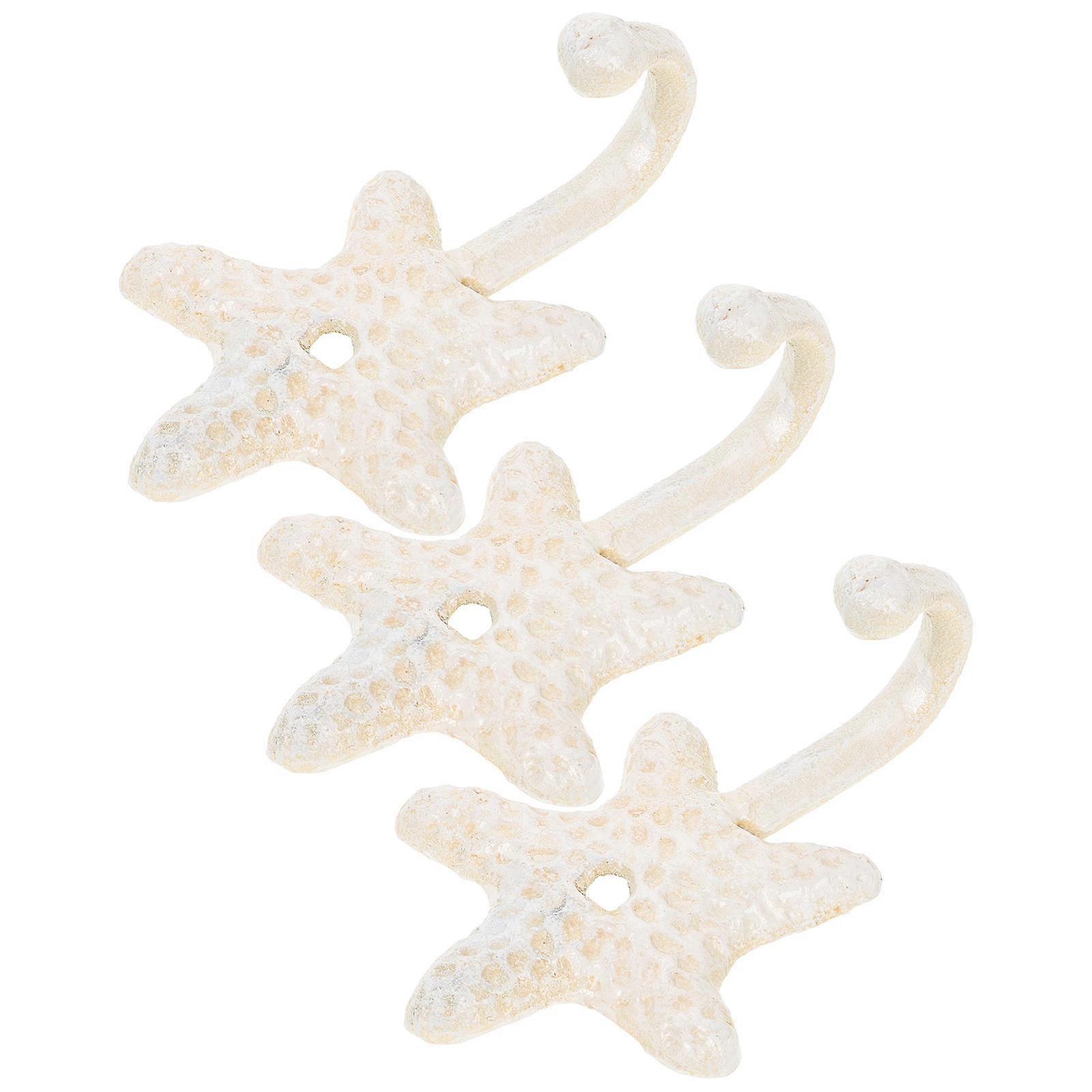 Iron Decorative Hooks Wall Mounted Single Hook for Holding Towel 9Pcs