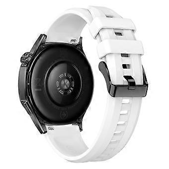 22mm Silicone Strap with Black Buckle for Huawei Watch GT 6/5/4 46mm/Samsung Galaxy Watch3 45mm Vert