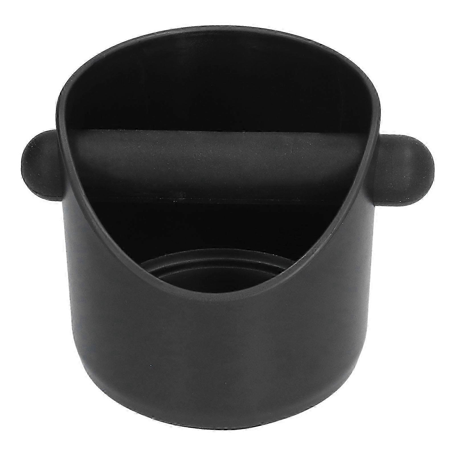 2026 Mini Coffee Knock Box Non Slip Coffee Grounds Container Bin with Removable Knock Bar