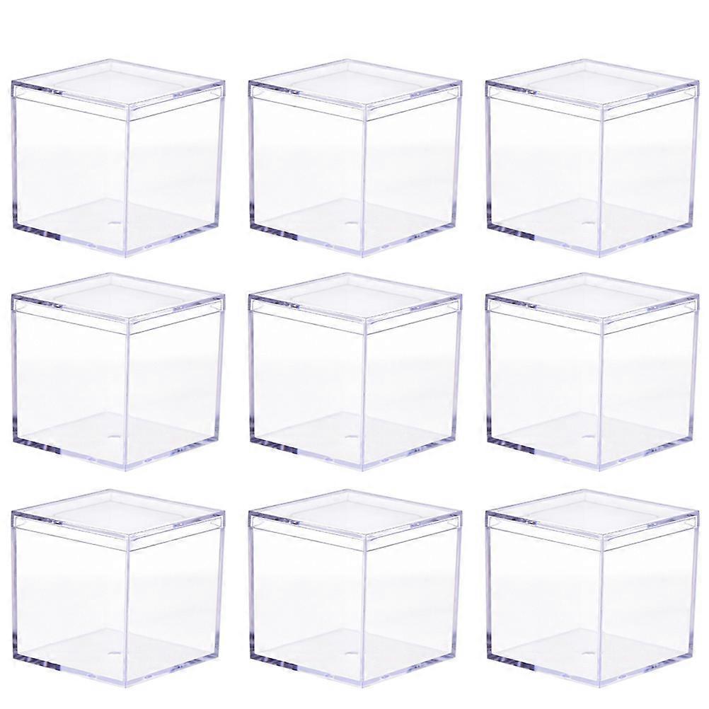 Acrylic Packaging Box Storage Containers for Candy 9Pcs Set