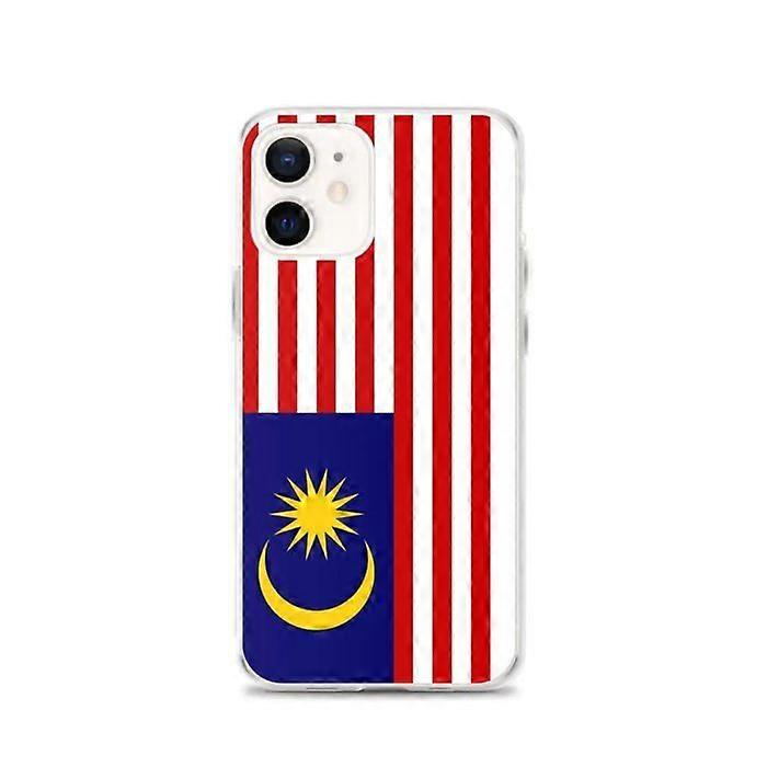 Phone Case – Malaysia Flag – Compatible with iPhone 12 – Soft Case – Durable and Shockproof – Silicone - Pixelforma