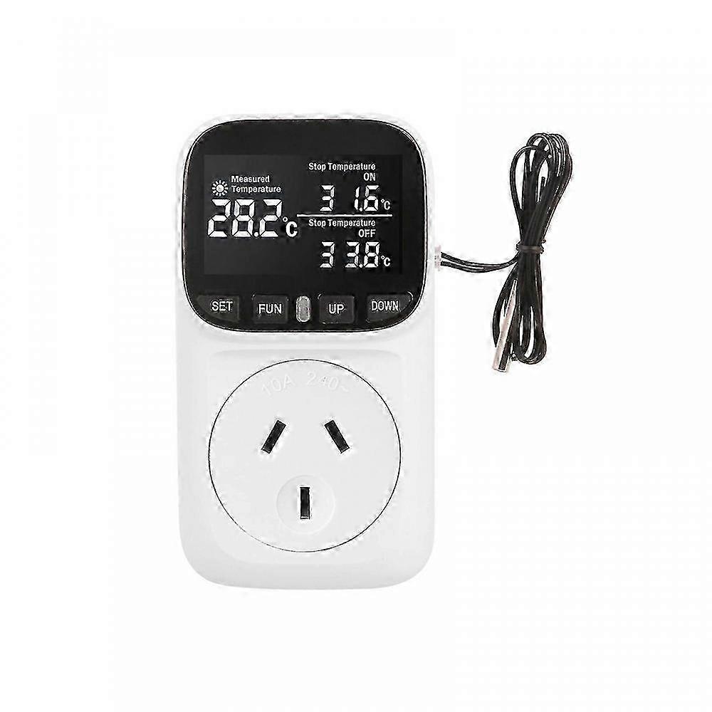 Digital Temperature Controller Thermostat Timer With Sensor 240V 10A 2400W