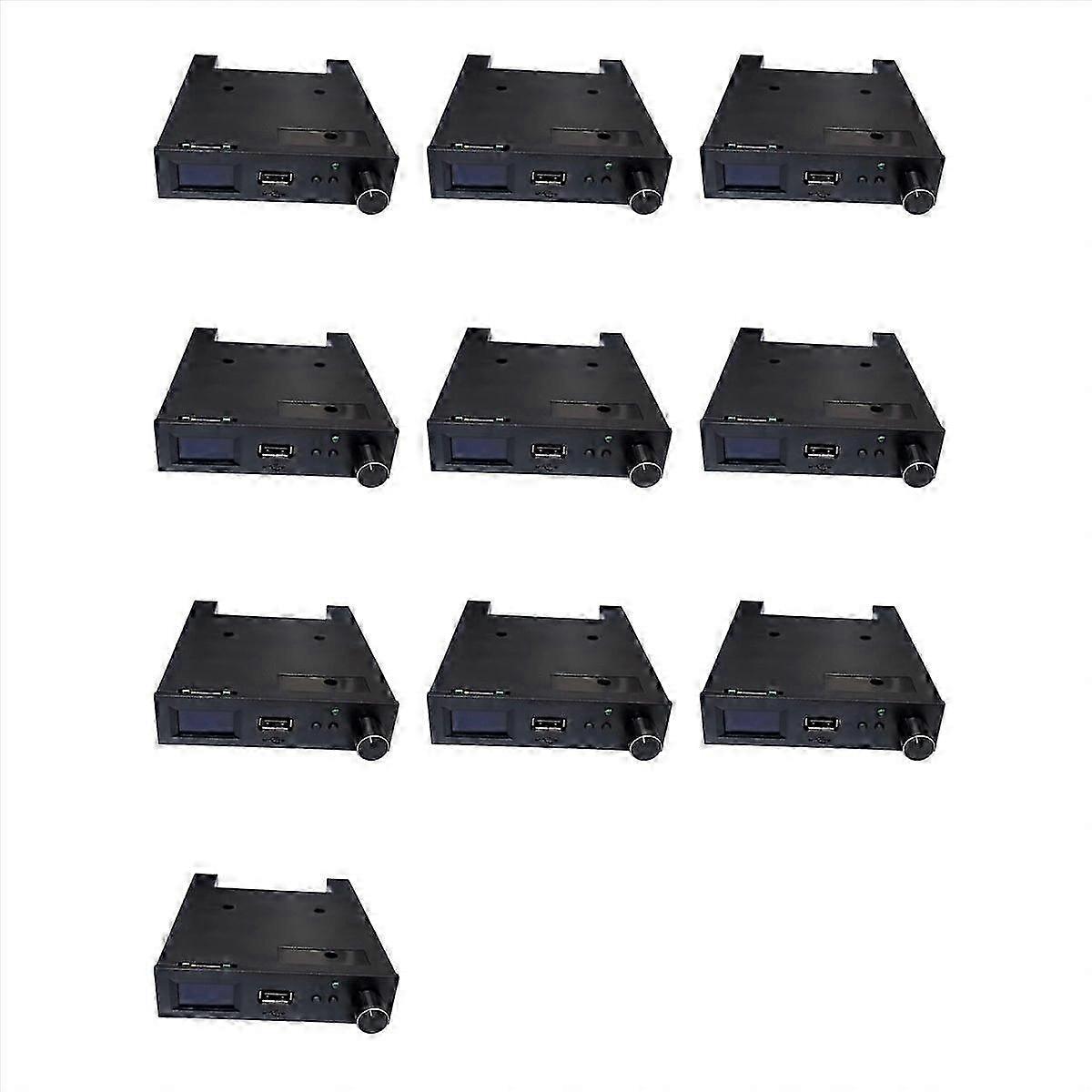 10X SFRM44-U100LQD-435 Floppy Drive Emulator with OLED Screen & Rotary Encoder Flash Floppy Drive