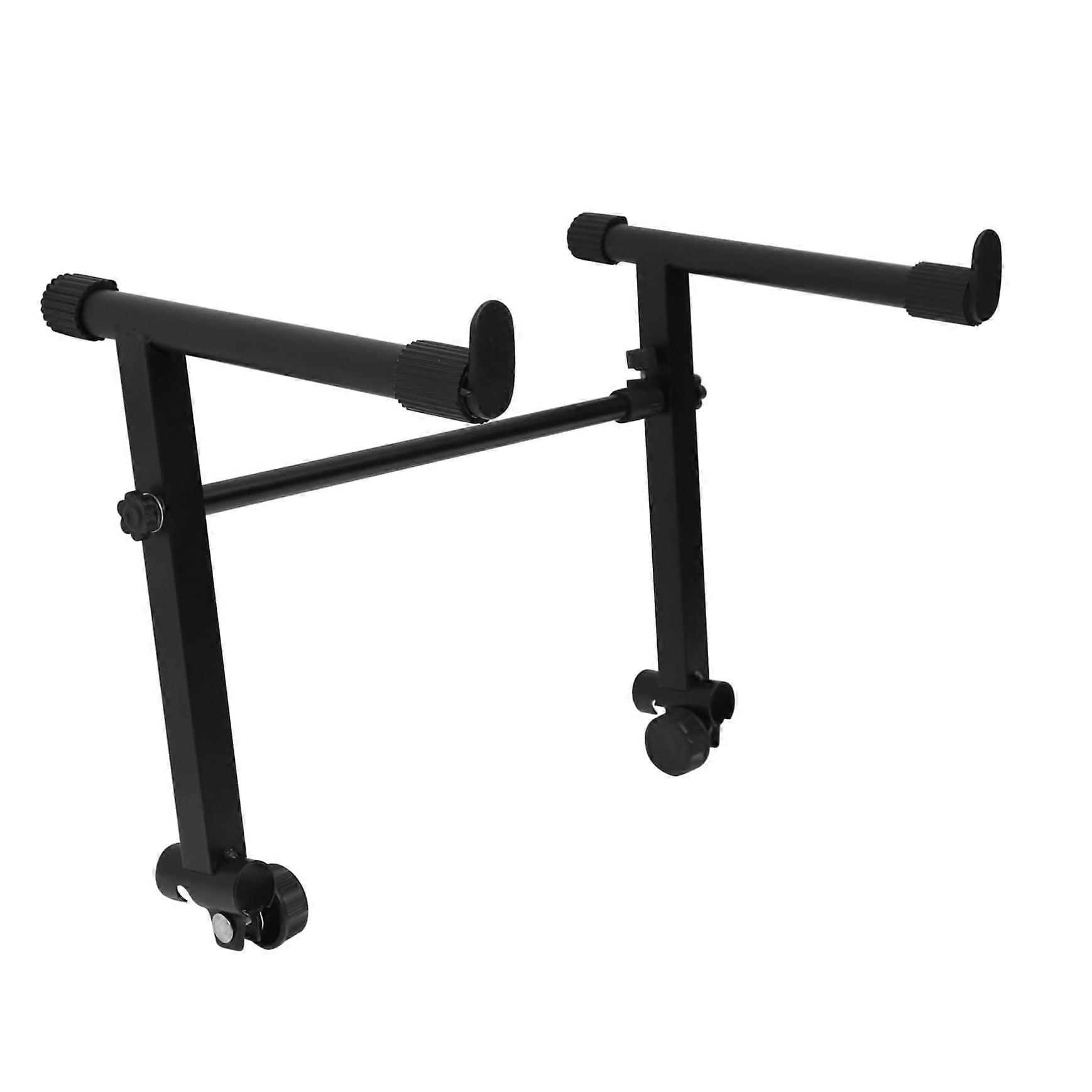 Adjustable Foldable Keyboard Stand for Electronic Piano with Compact Storage and Instrument Protection