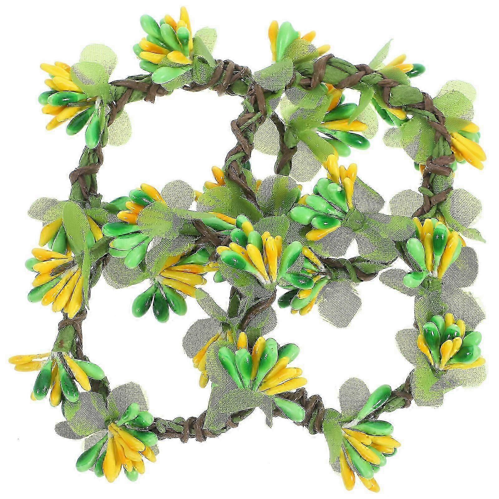 Elegant napkin rings, perfect for Easter party table decorations, multi-round design, 4-pack.