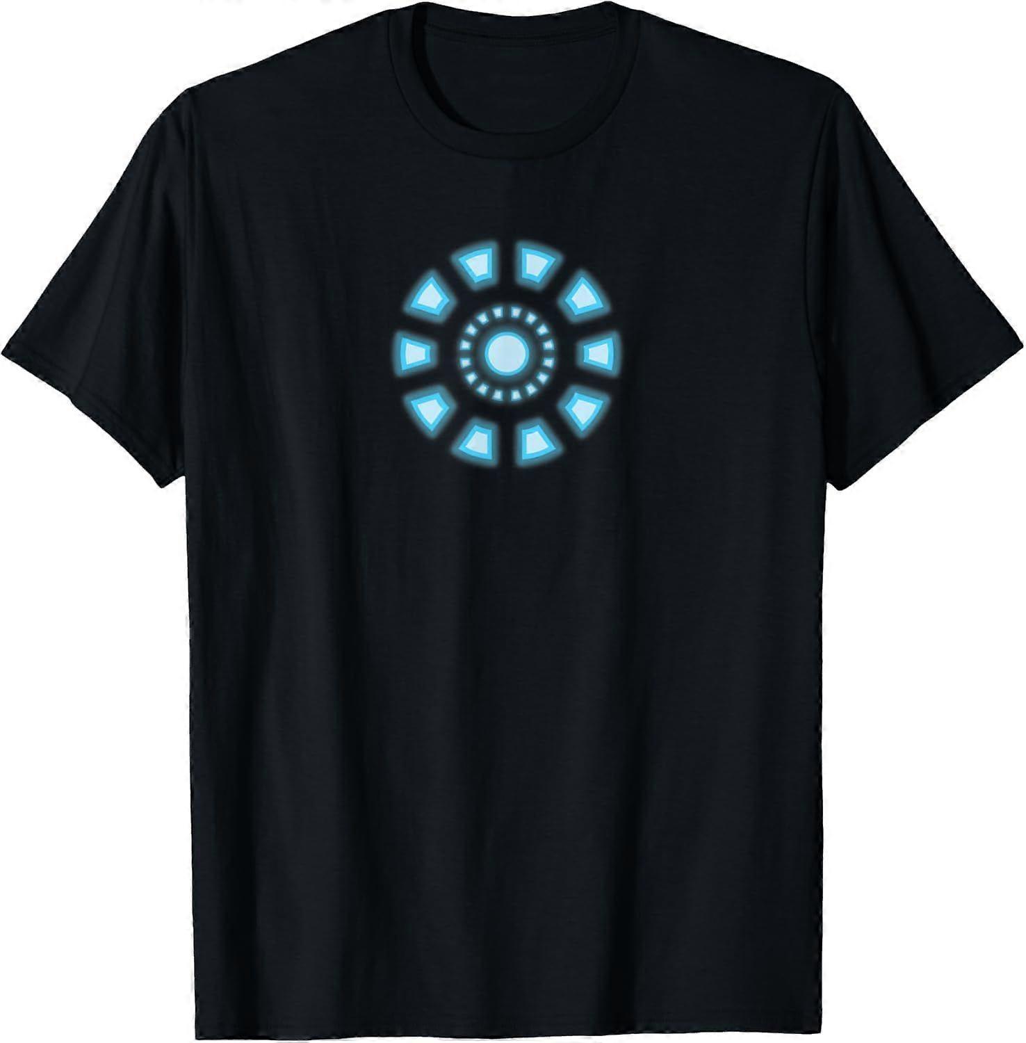 Marvel Studios Iron Man Tony Stark Arc Reactor Classic T-Shirt Z0155