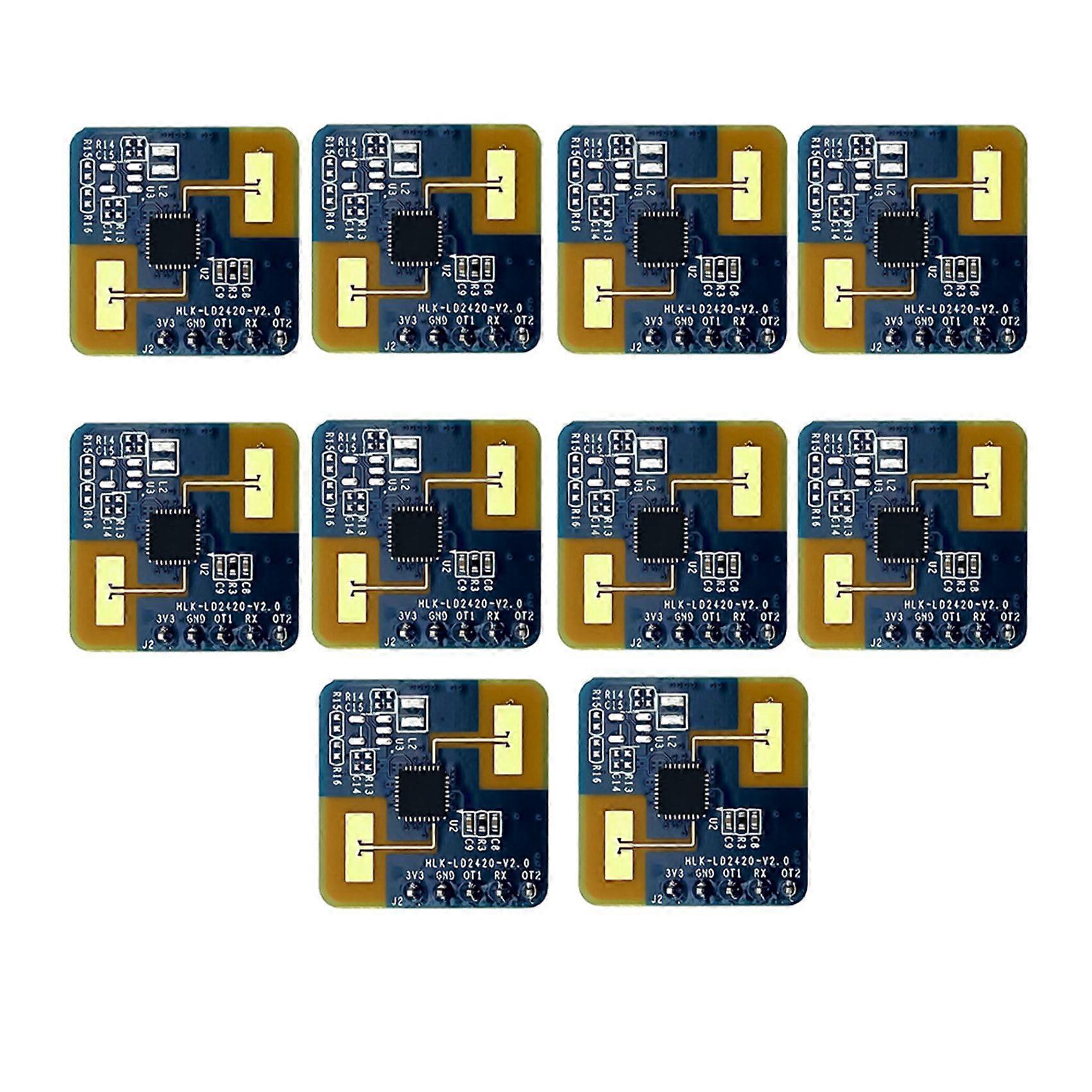 10X LD2420 24GHz mmWave Radar Sensor for Reliable Human Presence Detection